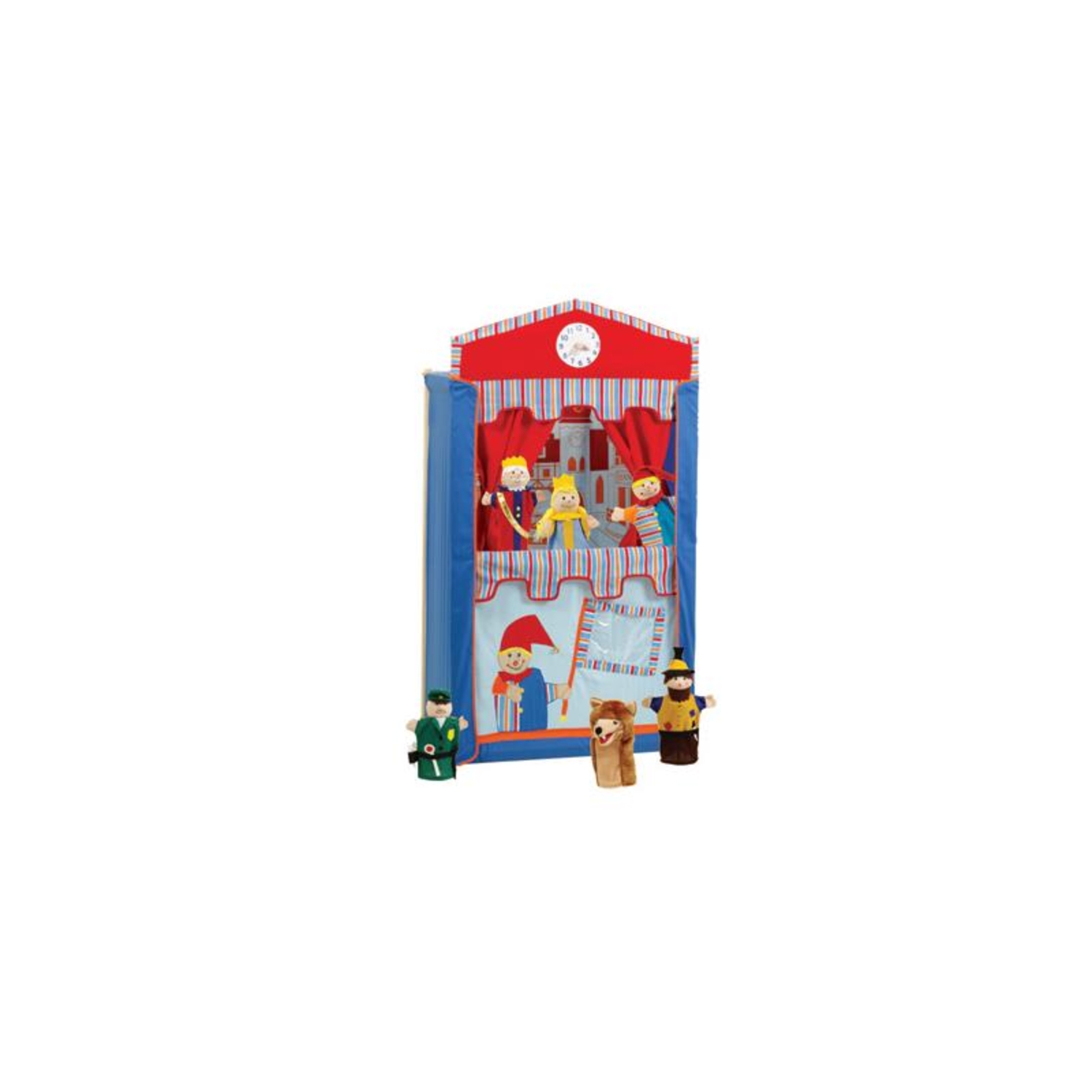 Roba 6972 Kaspertheater 6972 mit 6 tlg. Handpuppenset