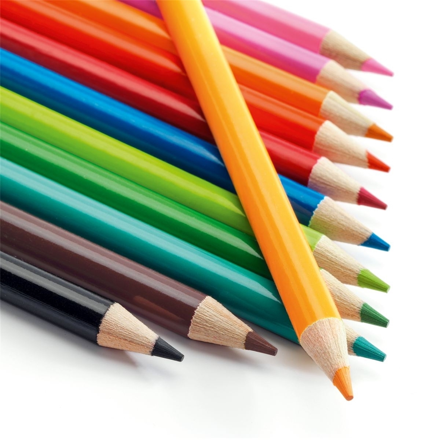 Djeco DJ08824 Farben: 12 Aquarell Stifte