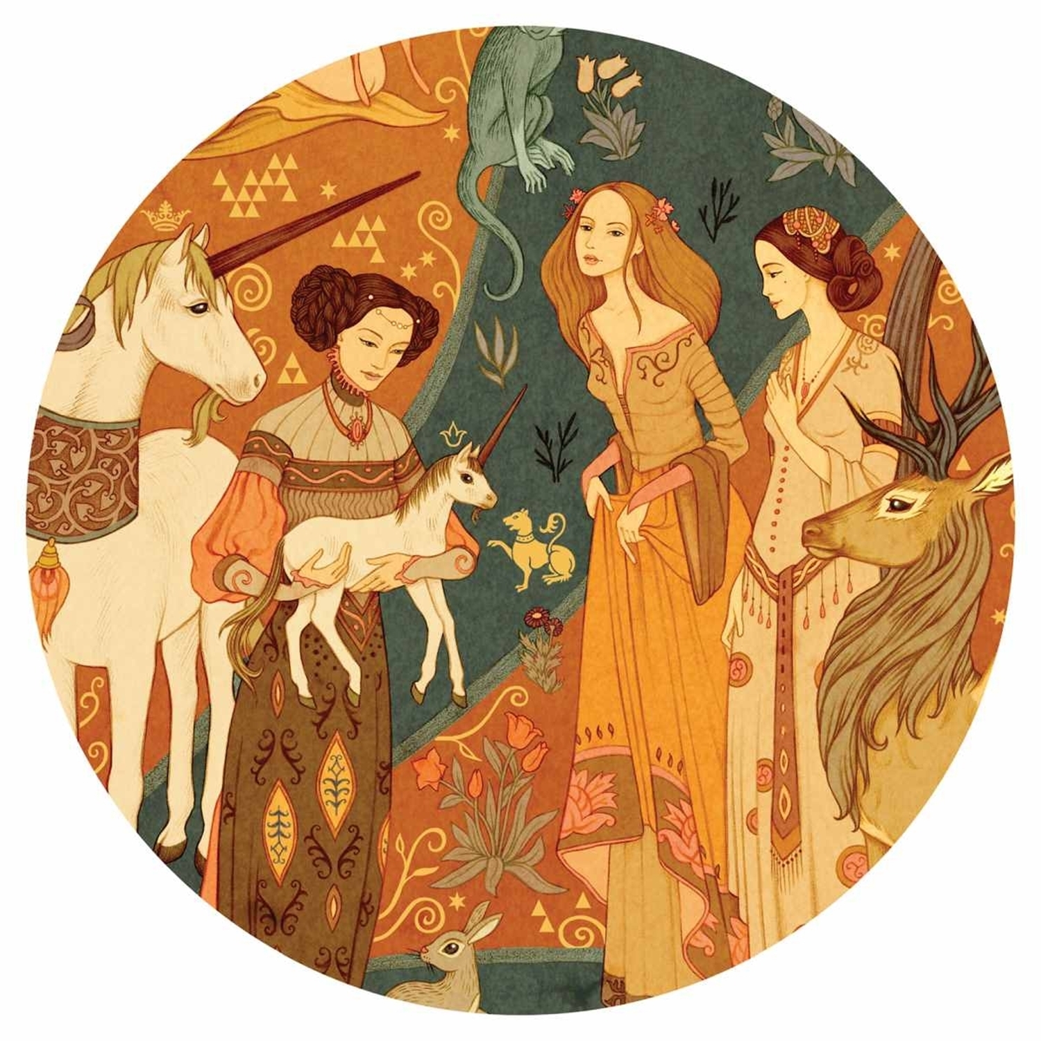 Djeco DJ07624 Puzzle Gallerie - Unicorn Garden, 500 Teile