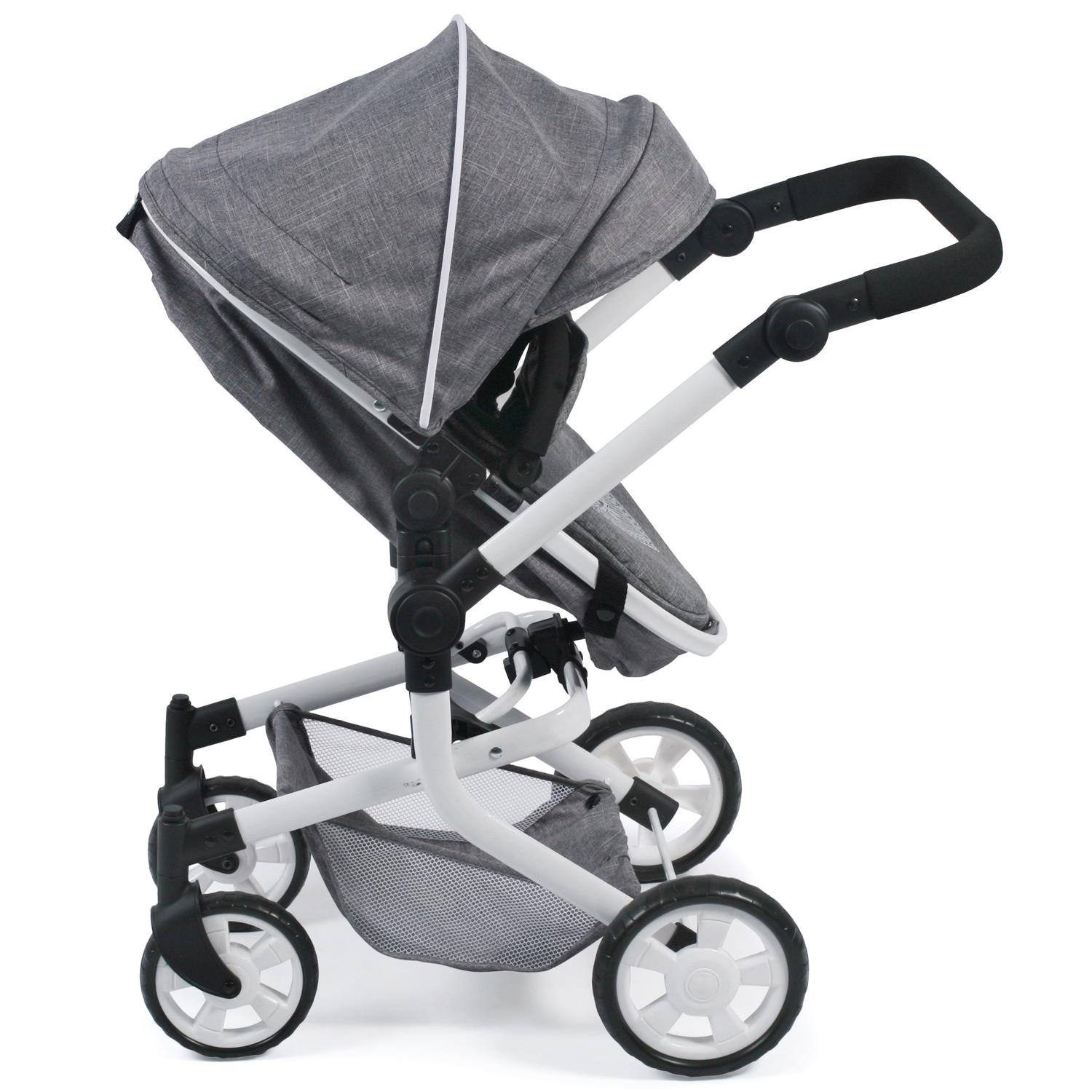 Bayer Chic 2000 595-76 Kombi-Puppenwagen "MIKA", Jeans Grey