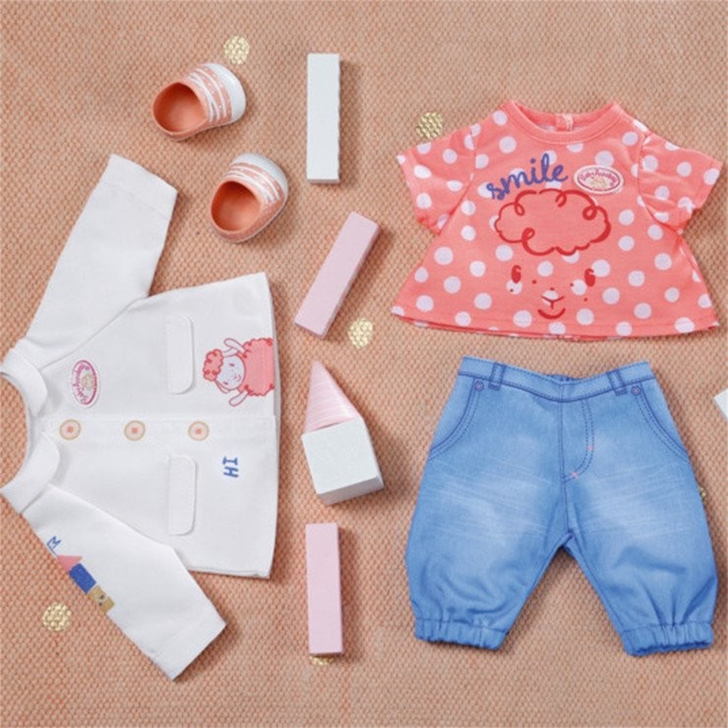 Zapf Creation 704127 Baby Annabell Little Spieloutfit 36 cm