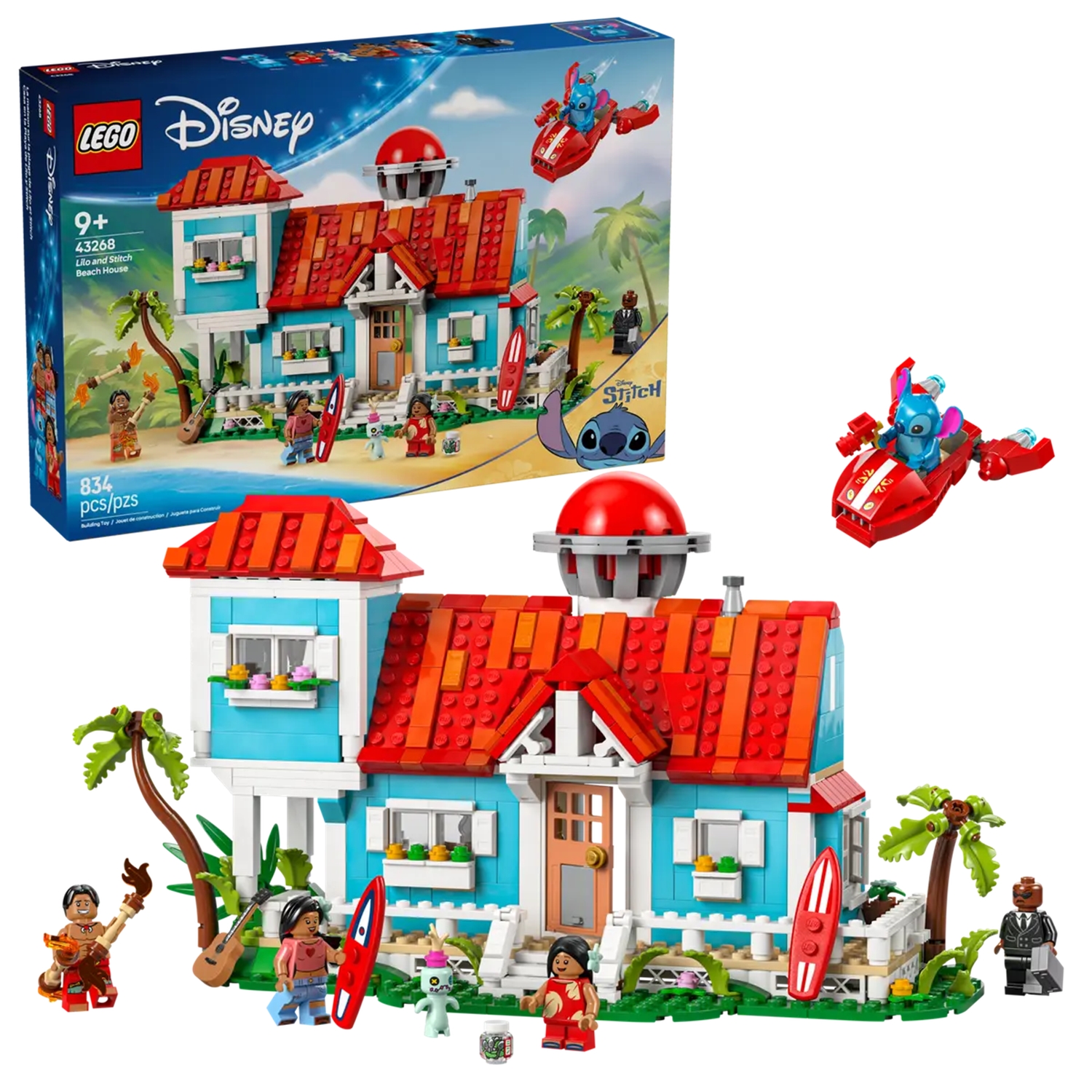 LEGO 43268 Das Strandhaus aus „Lilo und Stitch“