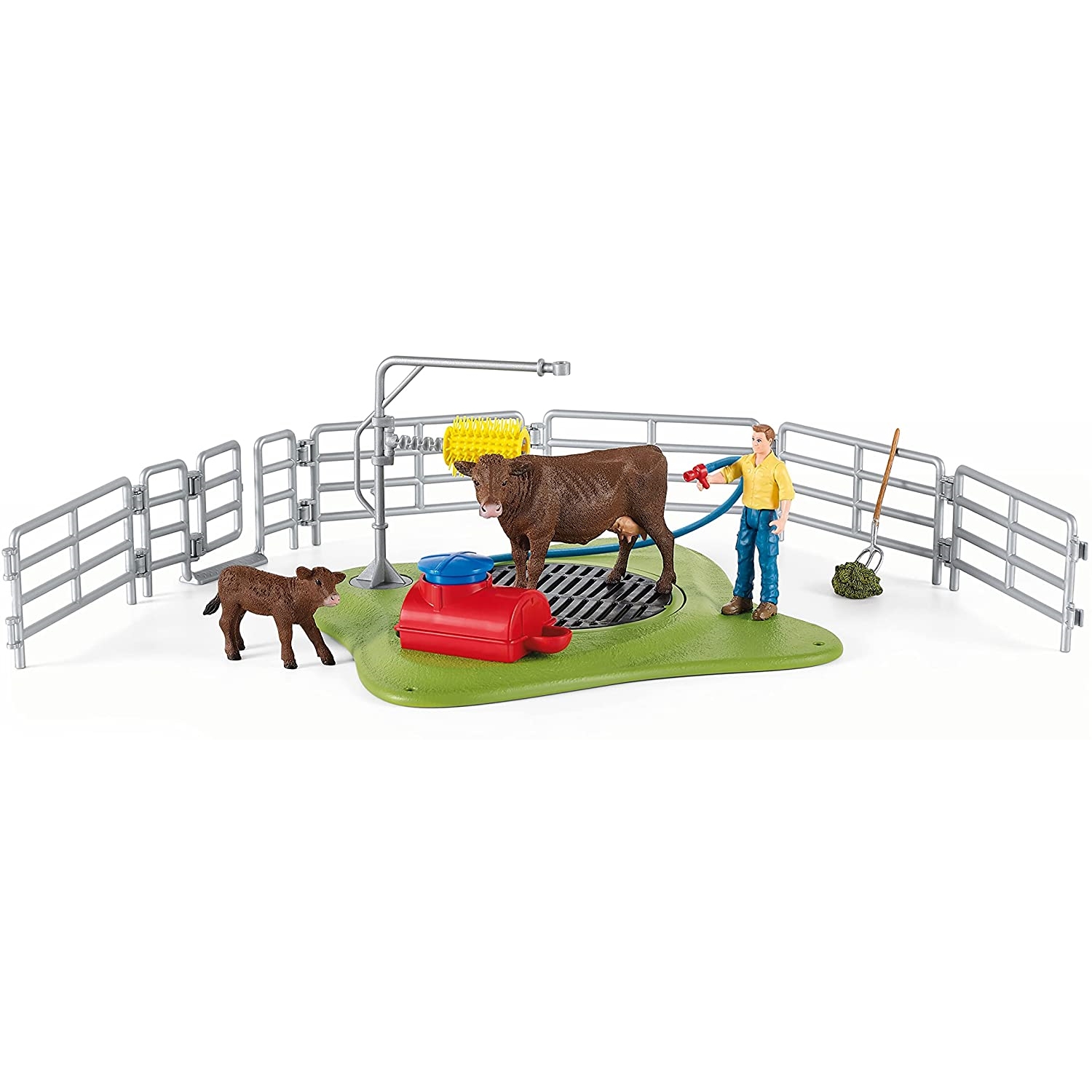 Schleich 42529 Farm World Kuh Waschstation