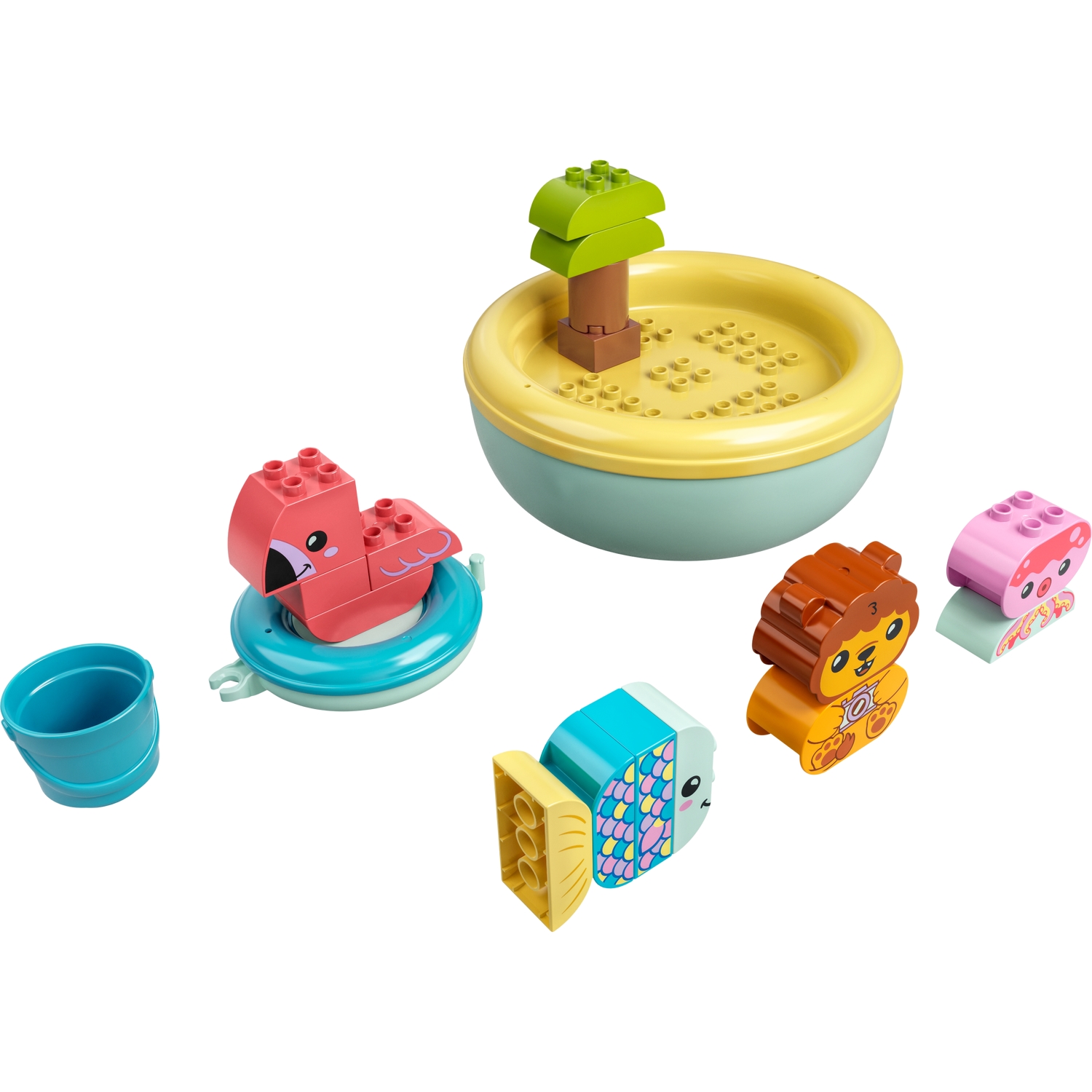 Lego 10966 DUPLO® Badewannenspaß: Schwimmende Tierinsel