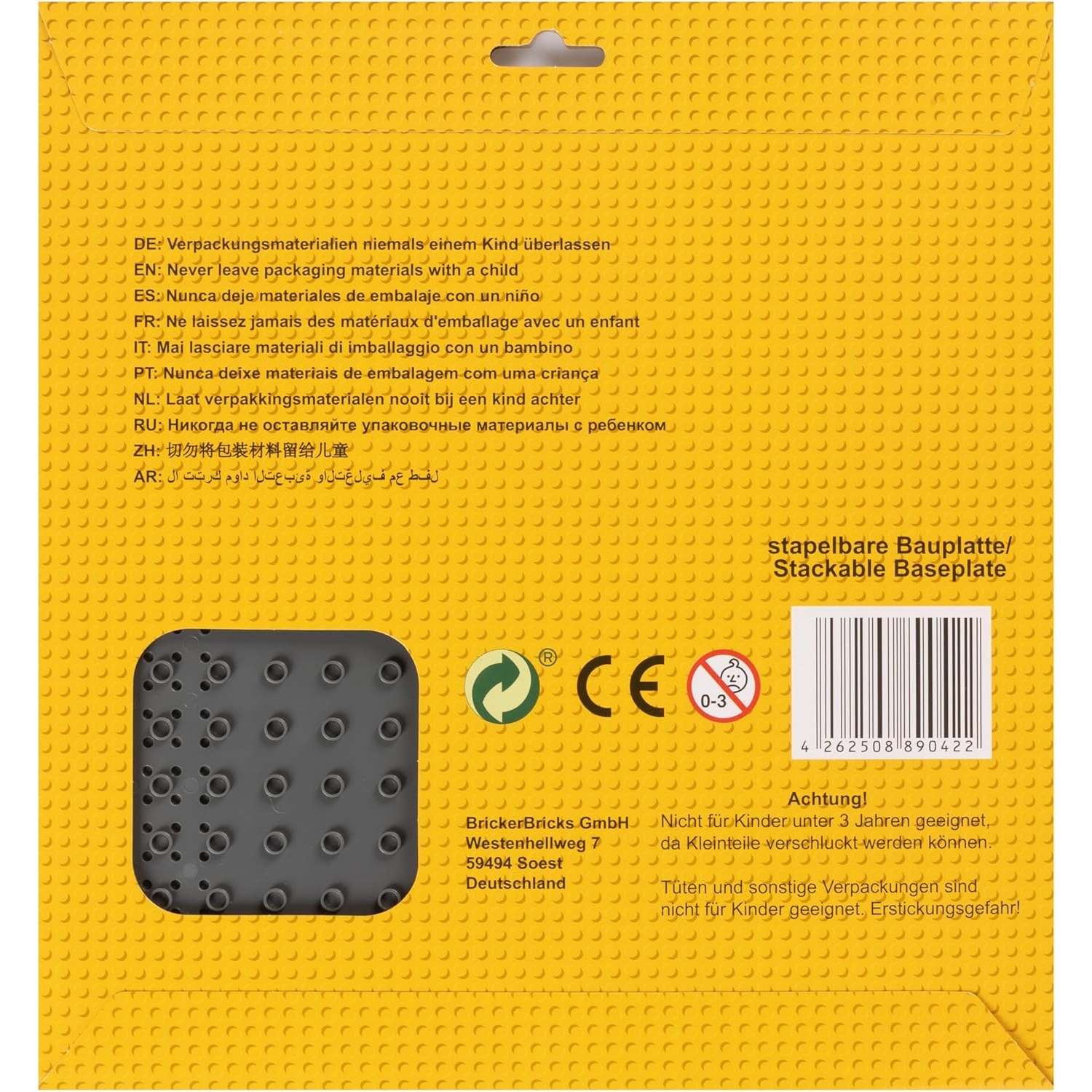 BR1CKS B-00027 Straßenplatte 32 x 32 Gerade