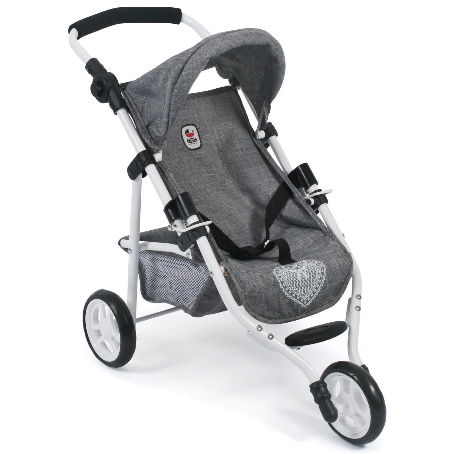 Bayer Chic 2000 612-76 Jogging-Buggy "LOLA", Jeans Grey