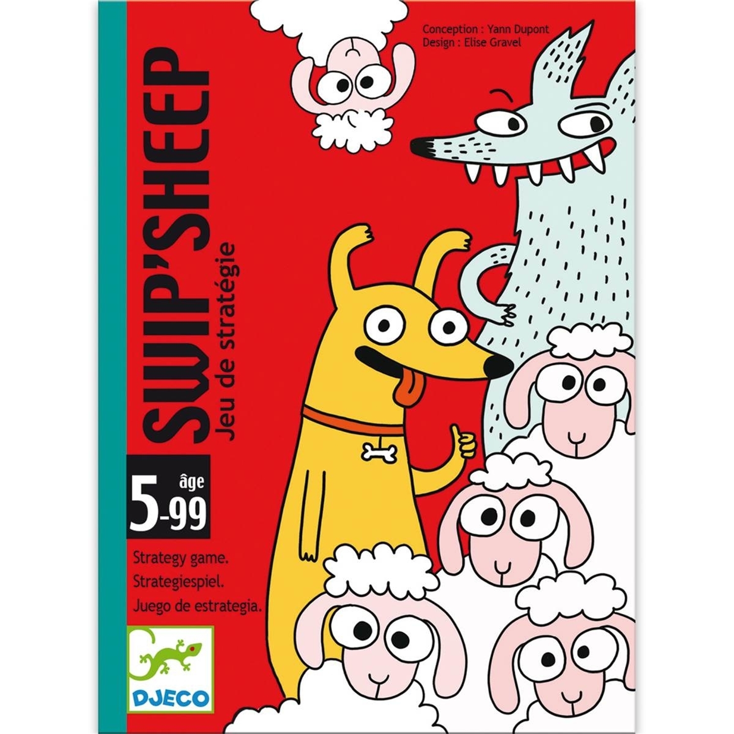 Djeco DJ05145 Kartenspiele: Swip'Sheep
