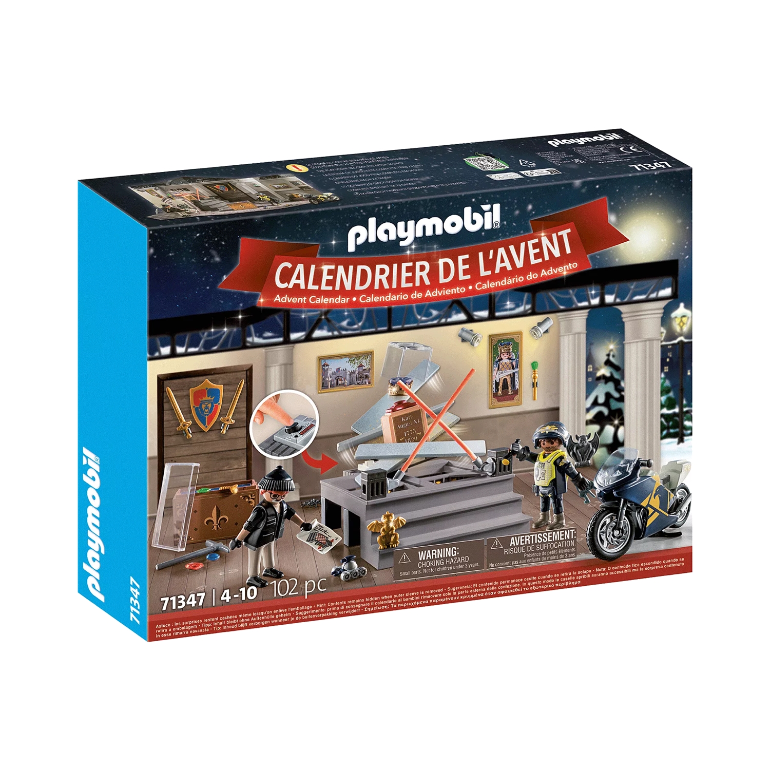 PLAYMOBIL 71347 Adventskalender Polizei Museumsdiebstahl