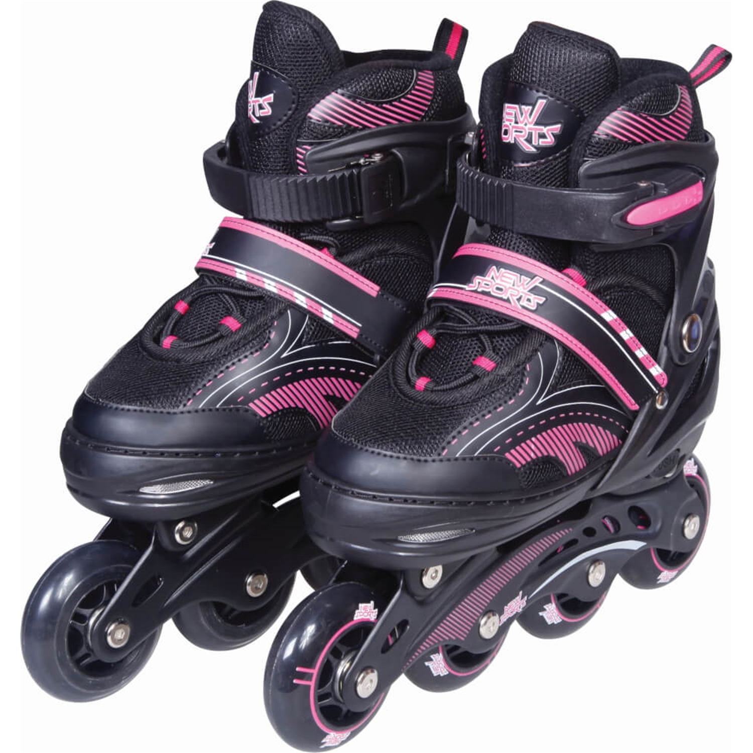Vedes 73421934 New Sports Inliner Pink, ABEC 7, Größe 35 – 38